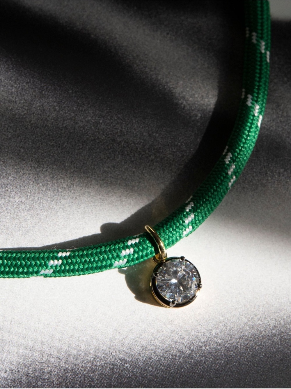 cupcakes & cashmere Cher Georgian Cz Pendant On Paracord NEW - Picture 6 of 6